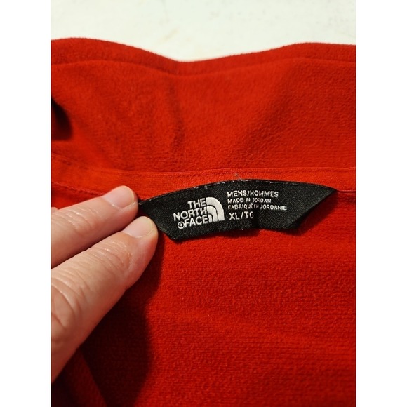 The North Face Sweater Mens XLarge 1/4 Zip Fleece Long Sleeve 100%poly (A1026) - Picture 3 of 6